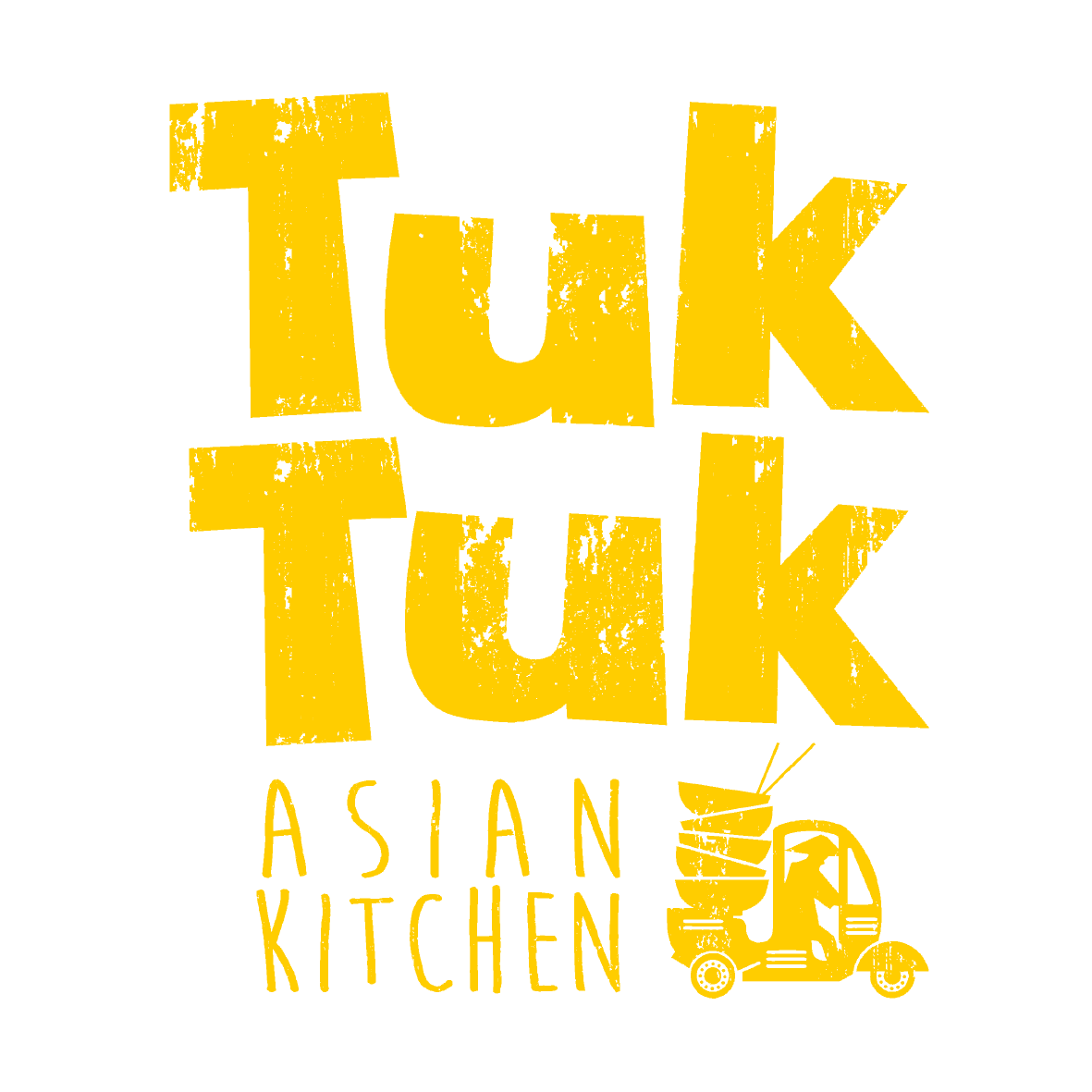 Logo TukTuk Asian Kitchen Jaune